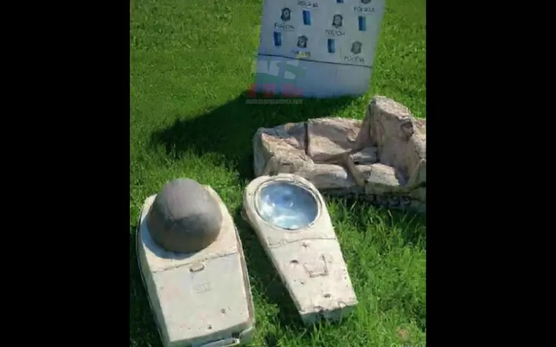 &iquest;Qu&eacute; te pasa Ensenada? Robaban luminarias en Punta Lara y terminaron detenidos