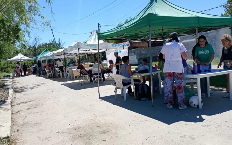 Se realizó una jornada de salud en Vila Catella