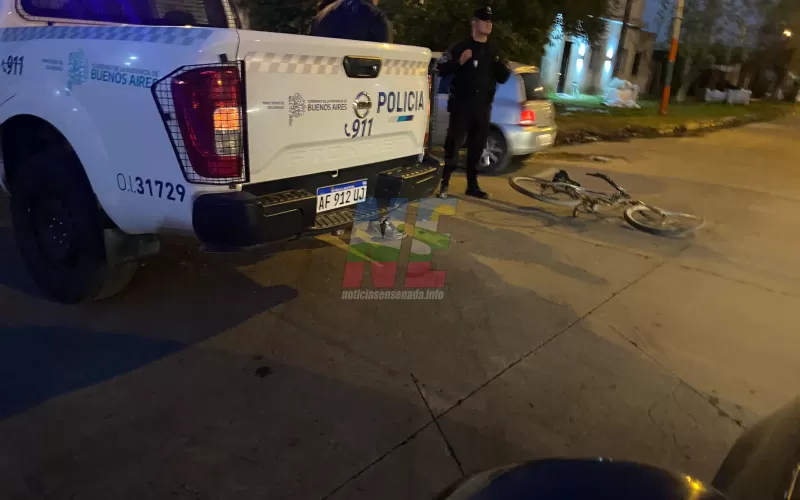 Accidentes: chocaron a dos bicicletas en Ensenada