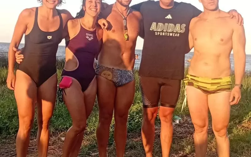 Cuatro nadadores cumplieron el sue&ntilde;o de cruzar el R&iacute;o de la Plata