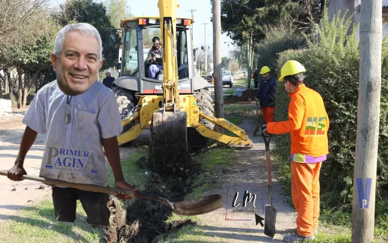 Comienzan las obras en El Peligro: calles, luminarias y mejoras en escuelas