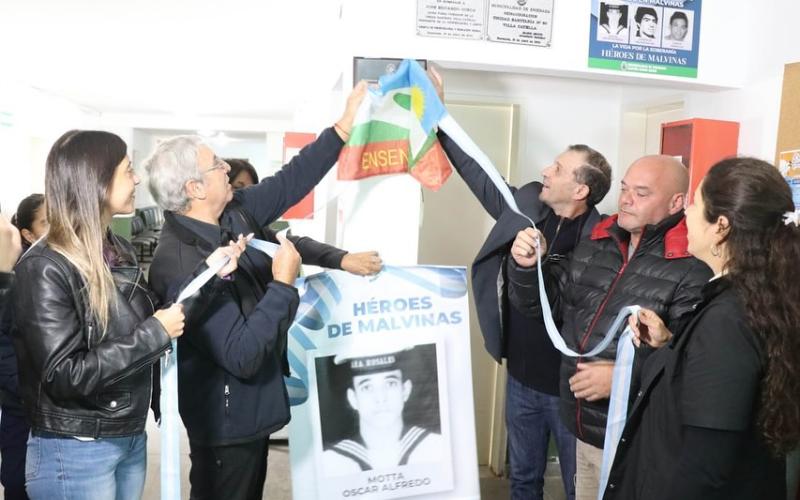 Emotivo homenaje en Villa Catella a ex combatientes de Malvinas