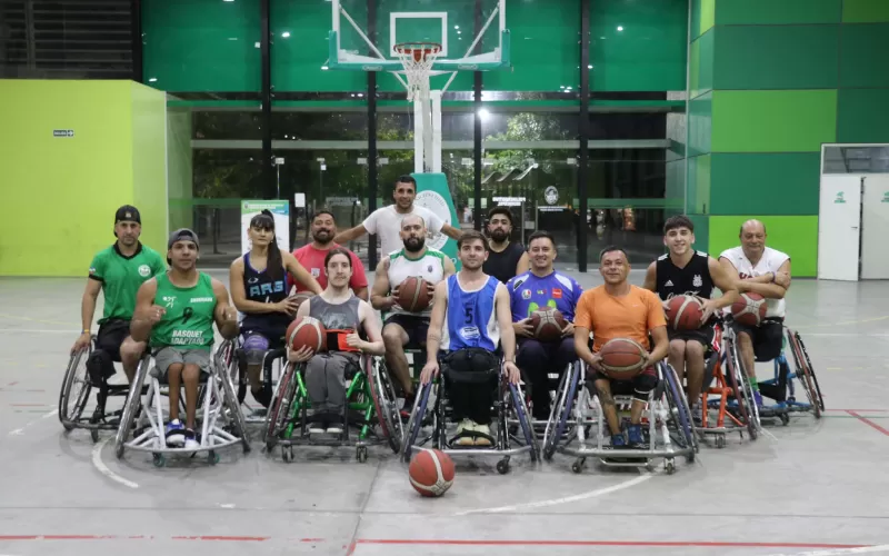 El básquet adaptado con nuevas incorporaciones y equipamiento